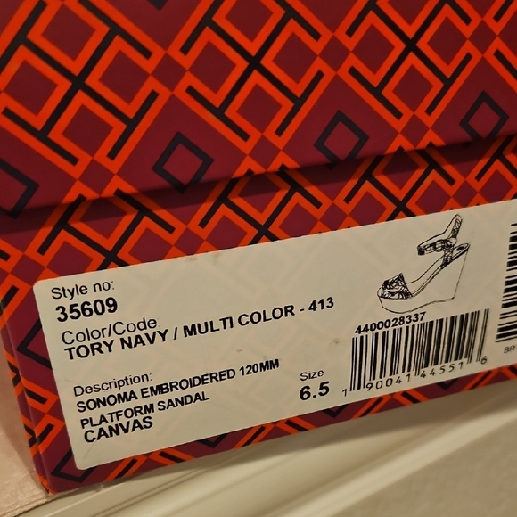 Tory Burch Multicolor Floral Wedges - Picture 5 of 5